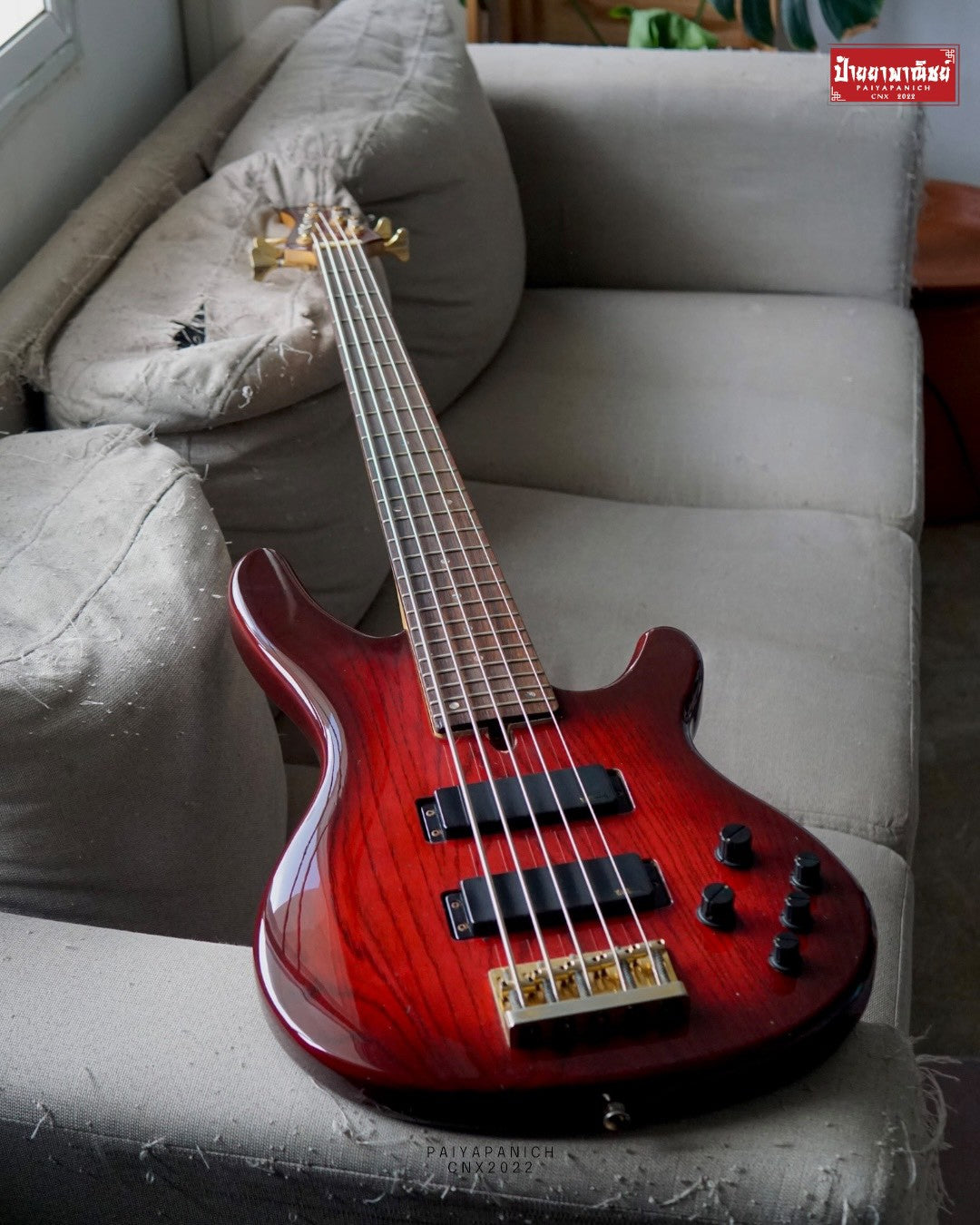 (USED) Yamaha TRB-5II Magenta Burst